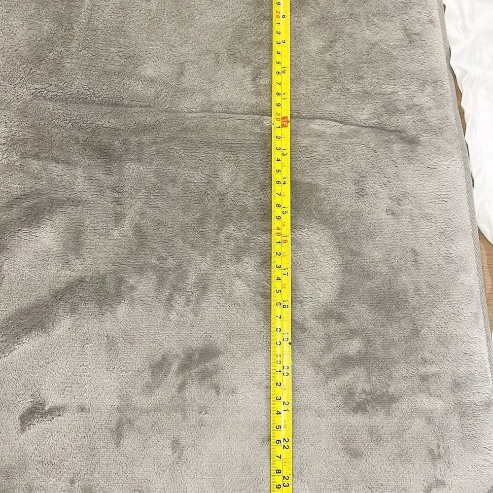 White Shower Curtain, Plastic Liner, Hooks, Bath Mat